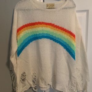WIldfox Rainbow Sweater, Large